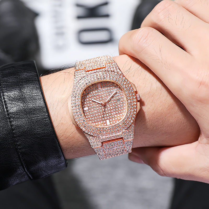 Full Diamond Steel Belt Quartz Watches