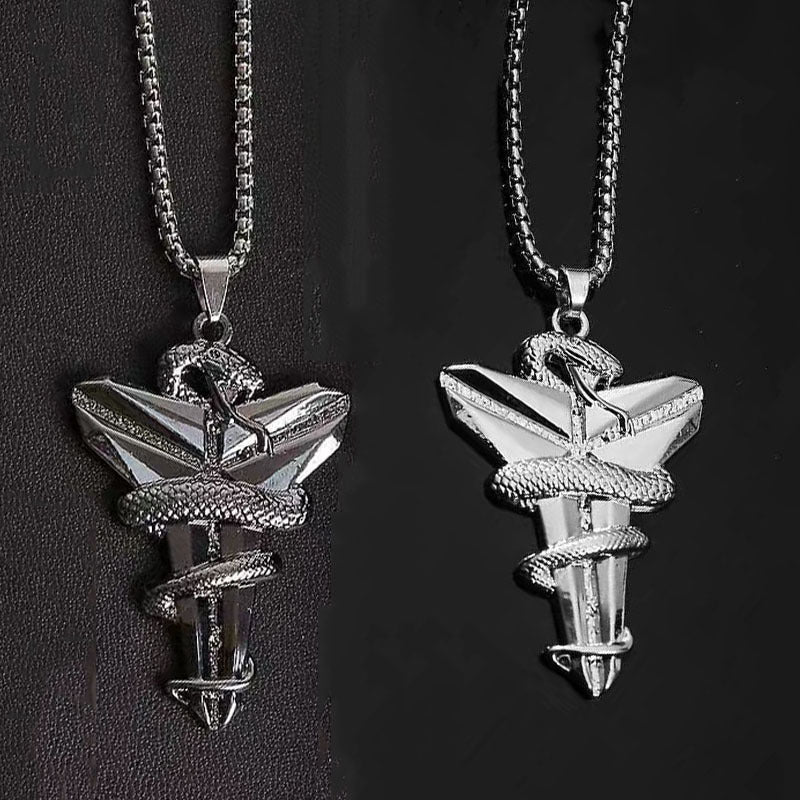 Hamba Poison Snake Pendant Sweater Chain