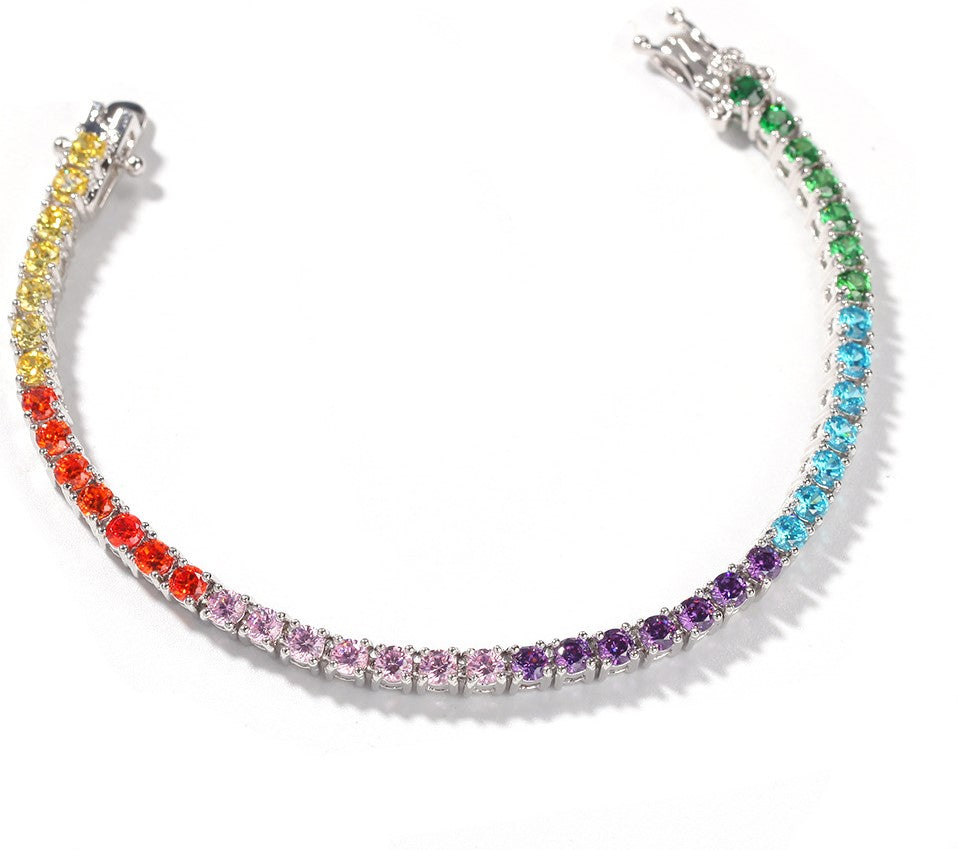 8in Color Vermiculite Tennis Bracelet