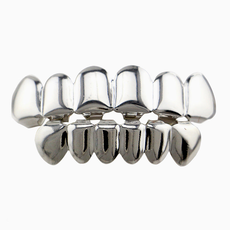 Hip Hop Smooth Gold Teeth Braces