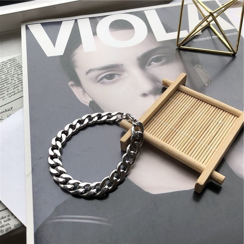 Titanium Steel Personality Cuban Bracelet