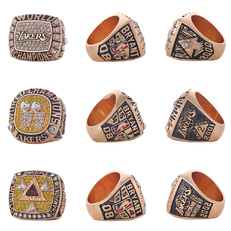 Lakers Kobe Championship and Retirement Designed Rings