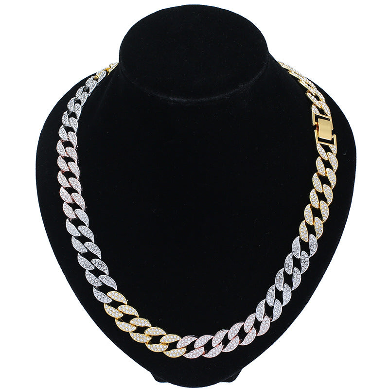 Colorful Metal Cuban Chain Bracelet