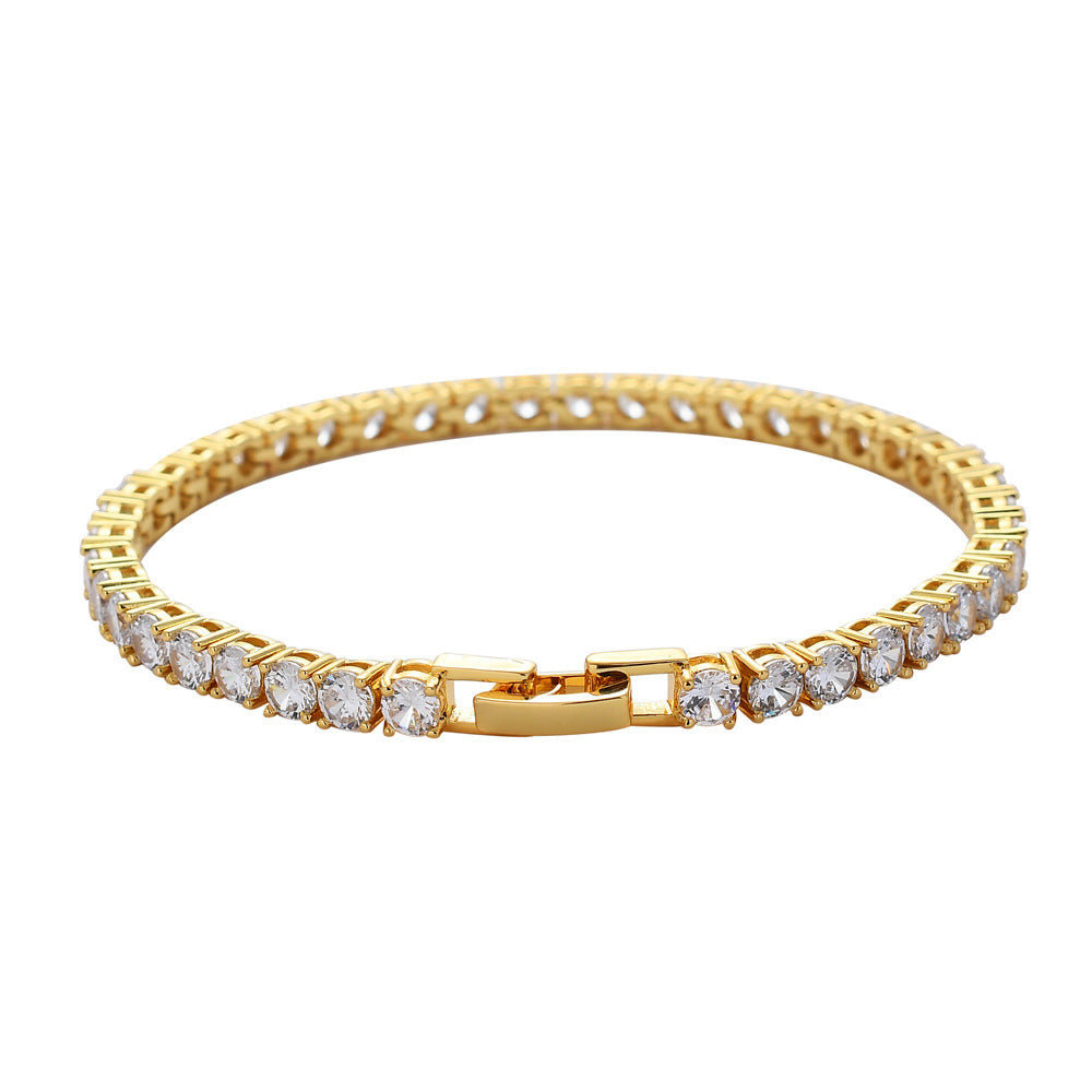 Tennis Bracelet Silver 3mm single row hip-hop