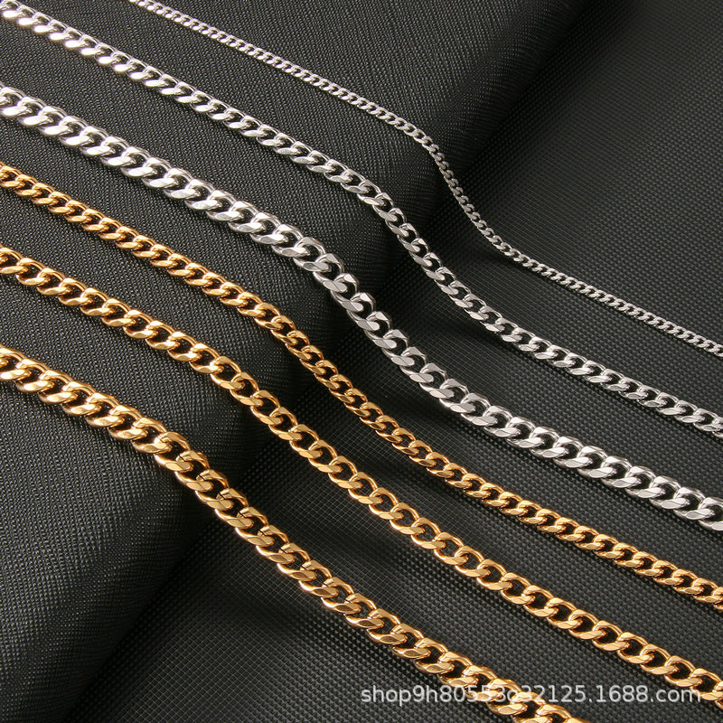 3mm Six -sided Cuban Chain