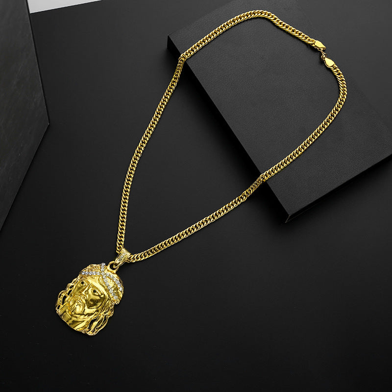Holy Father Jesus Pendant Clavicle Chain