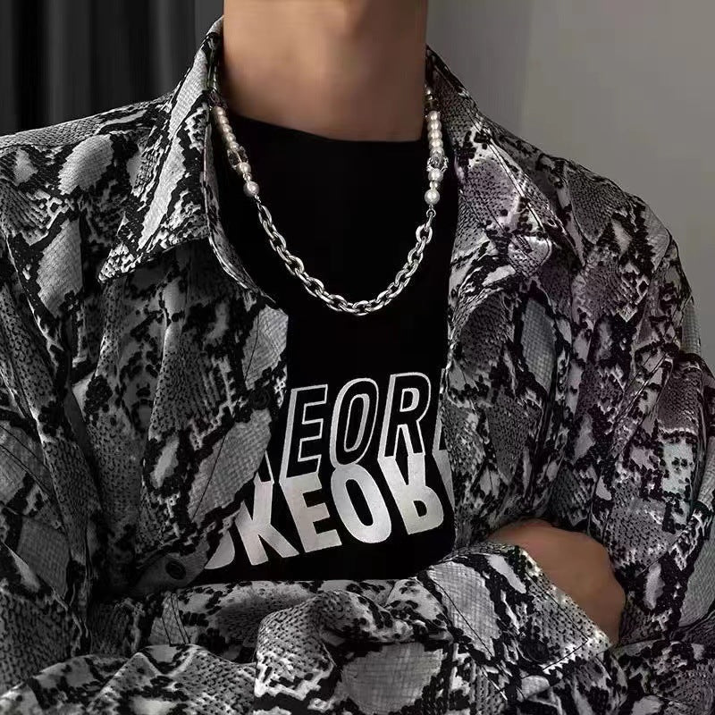 Crystal Pearl Chain