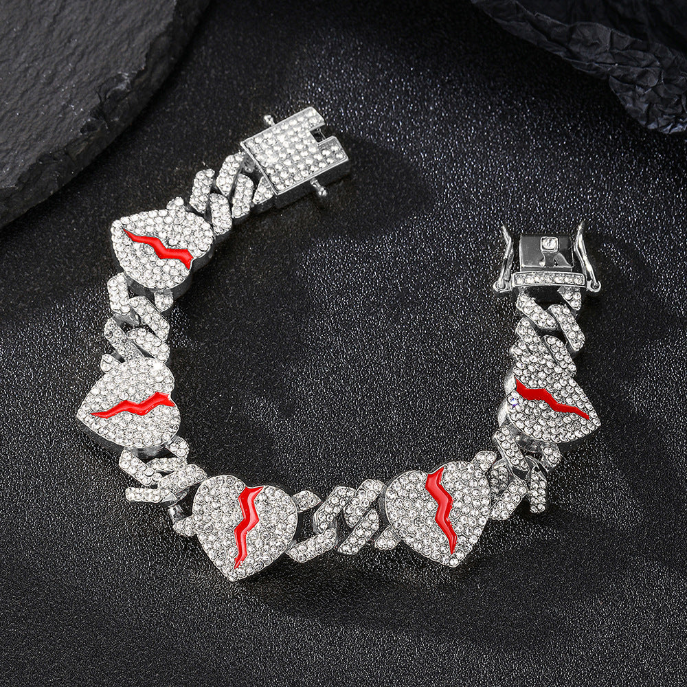 Heart Shape Cuban Chain