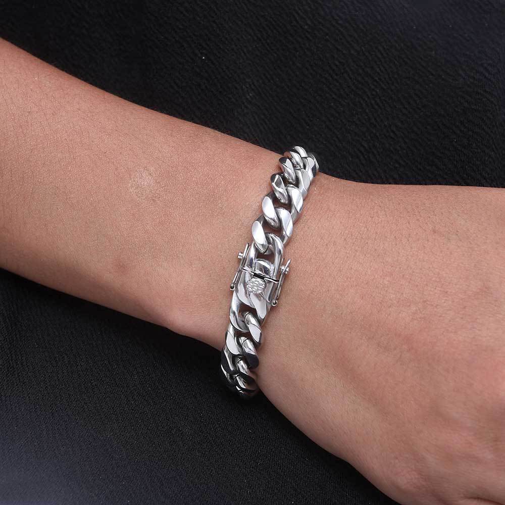 8mm Faucet Buckle Cuban Bracelet