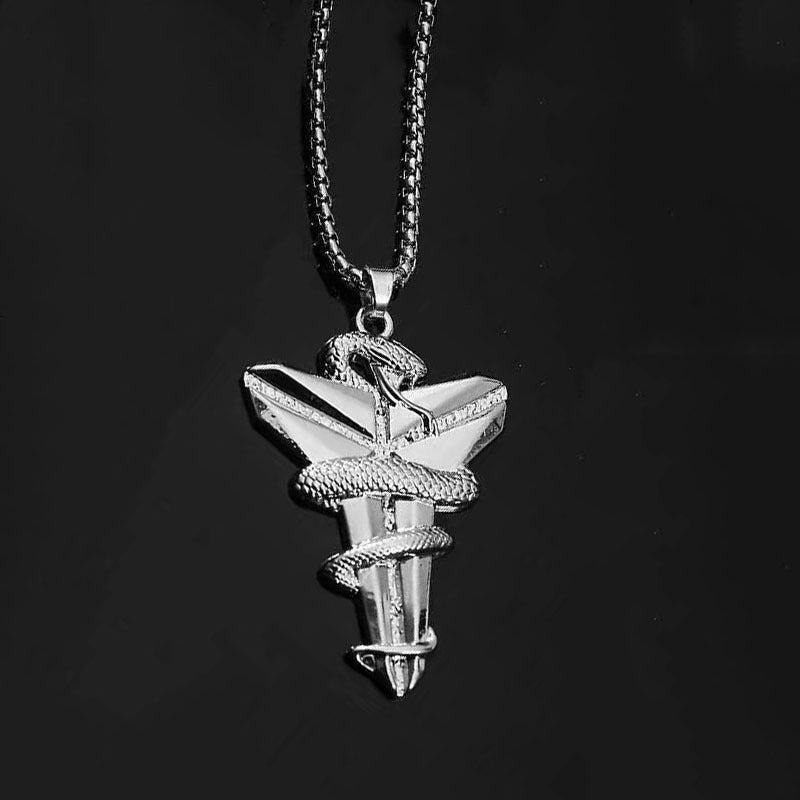 Hamba Poison Snake Pendant Sweater Chain