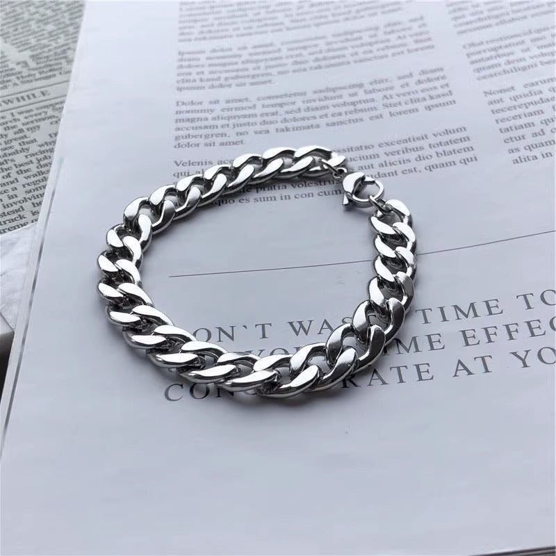 Titanium Steel Personality Cuban Bracelet