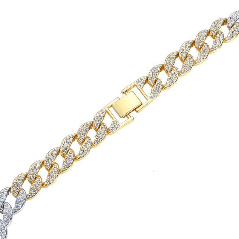 Colorful Metal Cuban Chain Bracelet