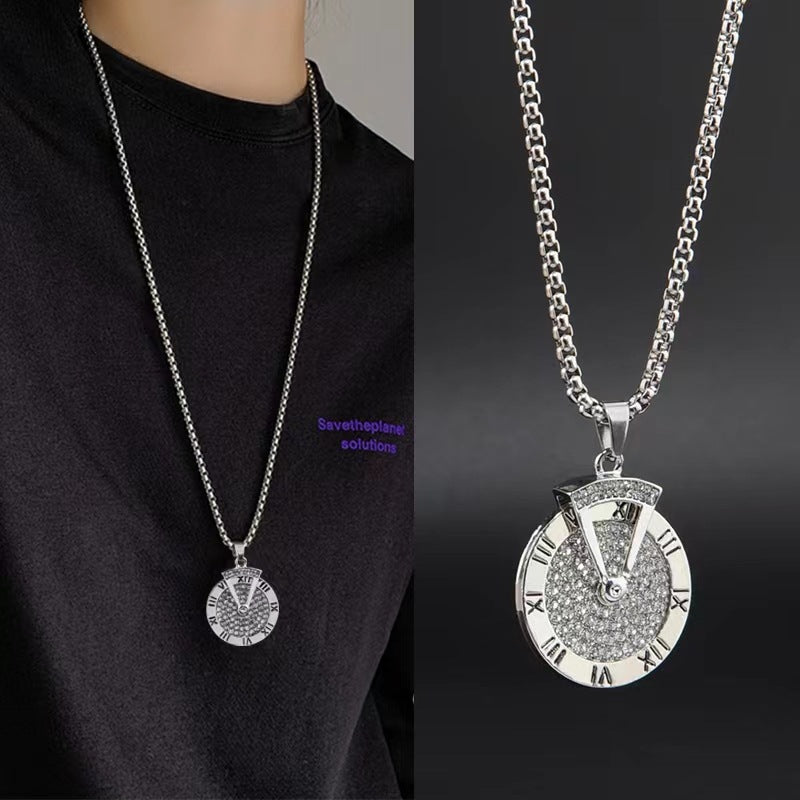 Versatile Pocket Watch Shaped Sweater Chain