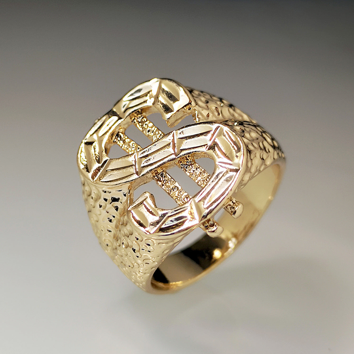 Golden Domineering Furtune Designed Ring
