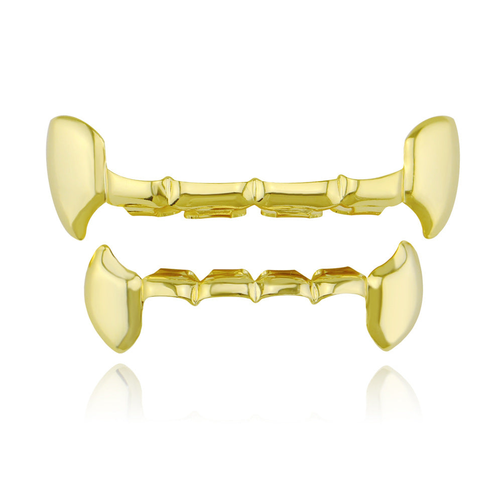 Hip Hop Smooth Gold Teeth Braces