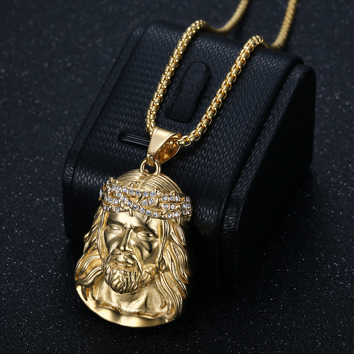 Holy Father Jesus Pendant Necklace