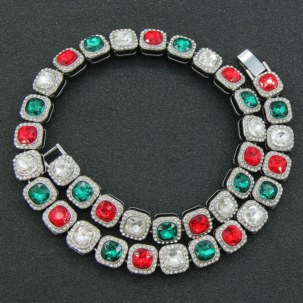 20in Color Diamond Rock Sugar Diamond Chain
