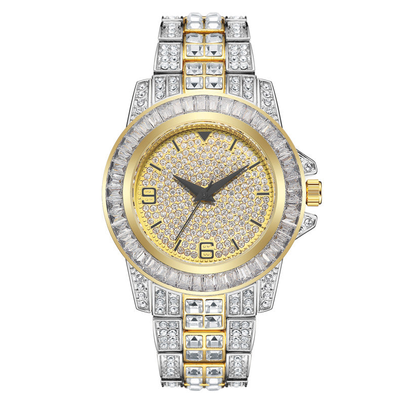 Rhinestone Waterproof Quartz Full Diamond Watch