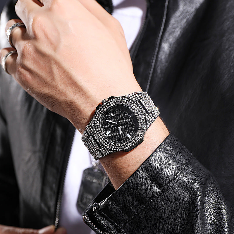 Full Diamond Steel Belt Quartz Watches