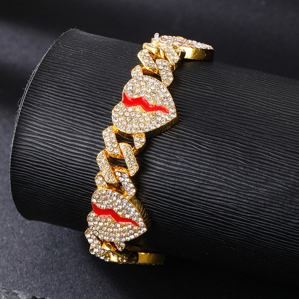 Heart Shape Cuban Chain