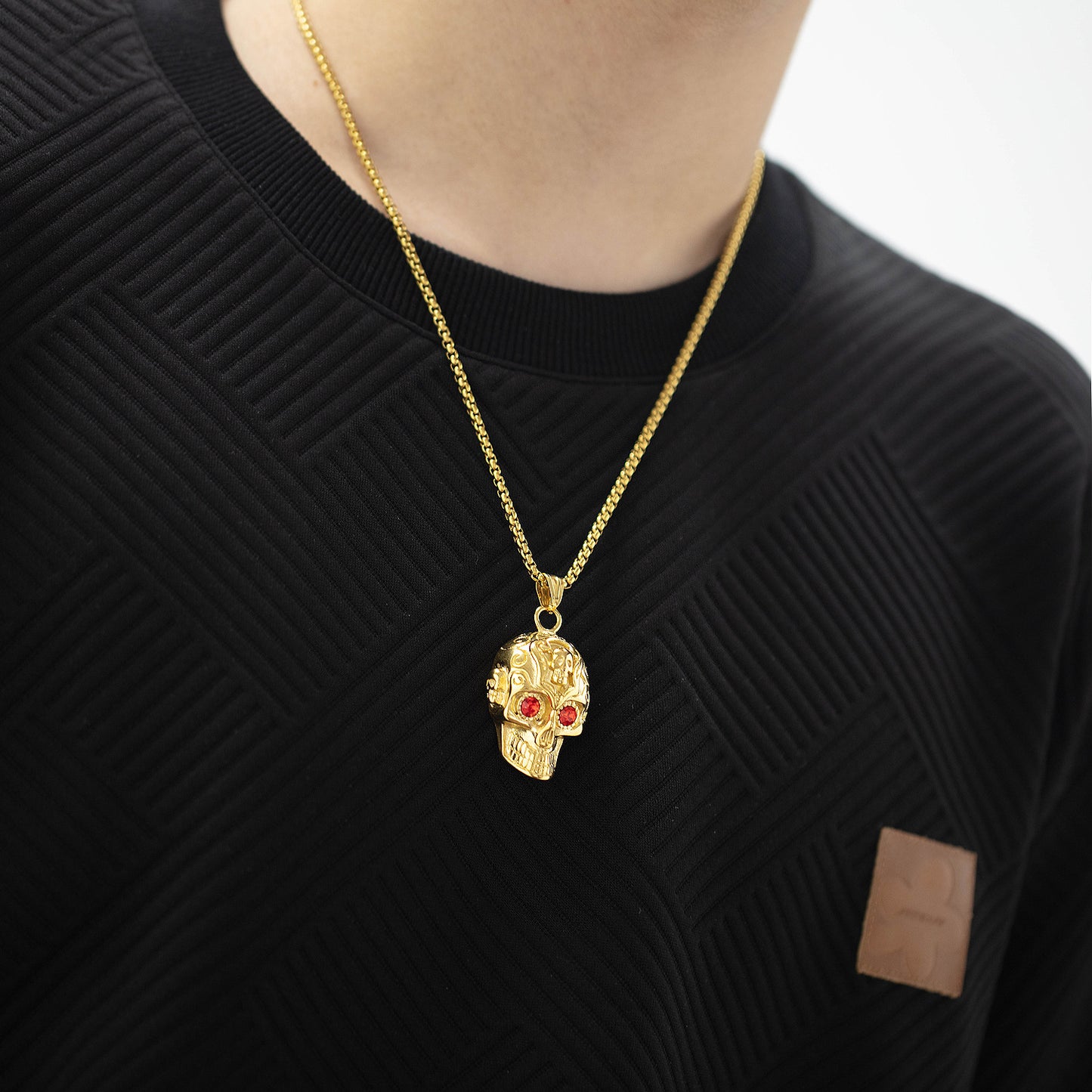 Demon Skull Pendant Necklace
