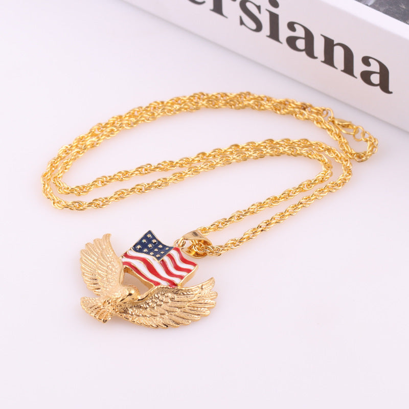 American Eagle Animal Pendant Necklace