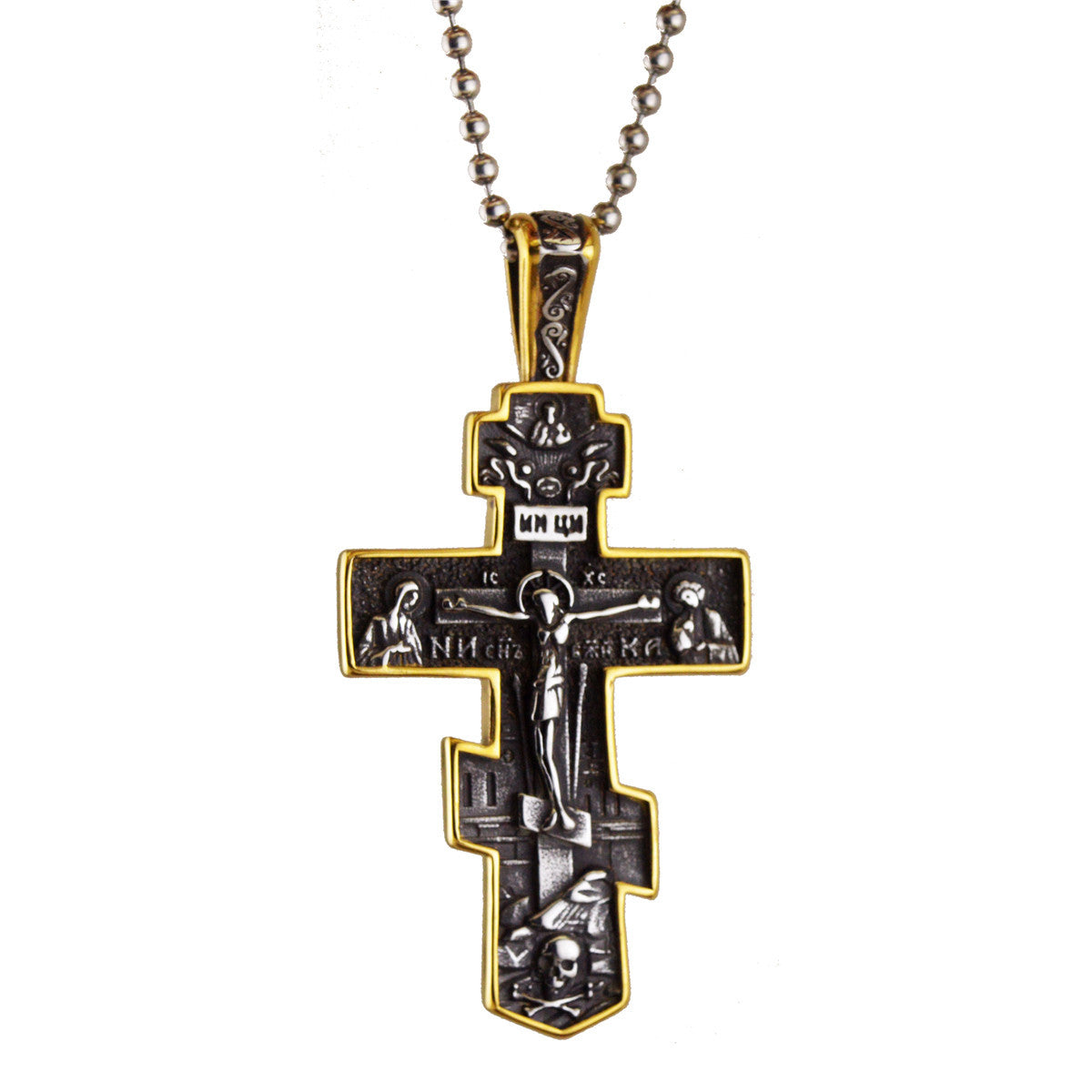 Retro Cross Pendant Necklace