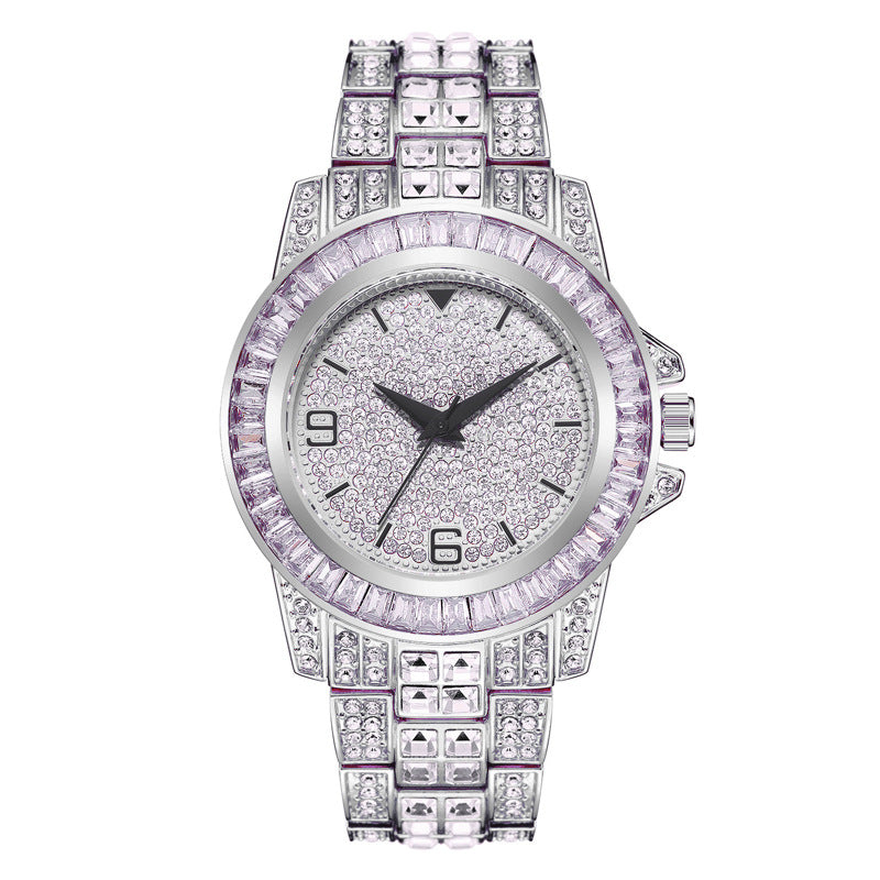 Rhinestone Waterproof Quartz Full Diamond Watch