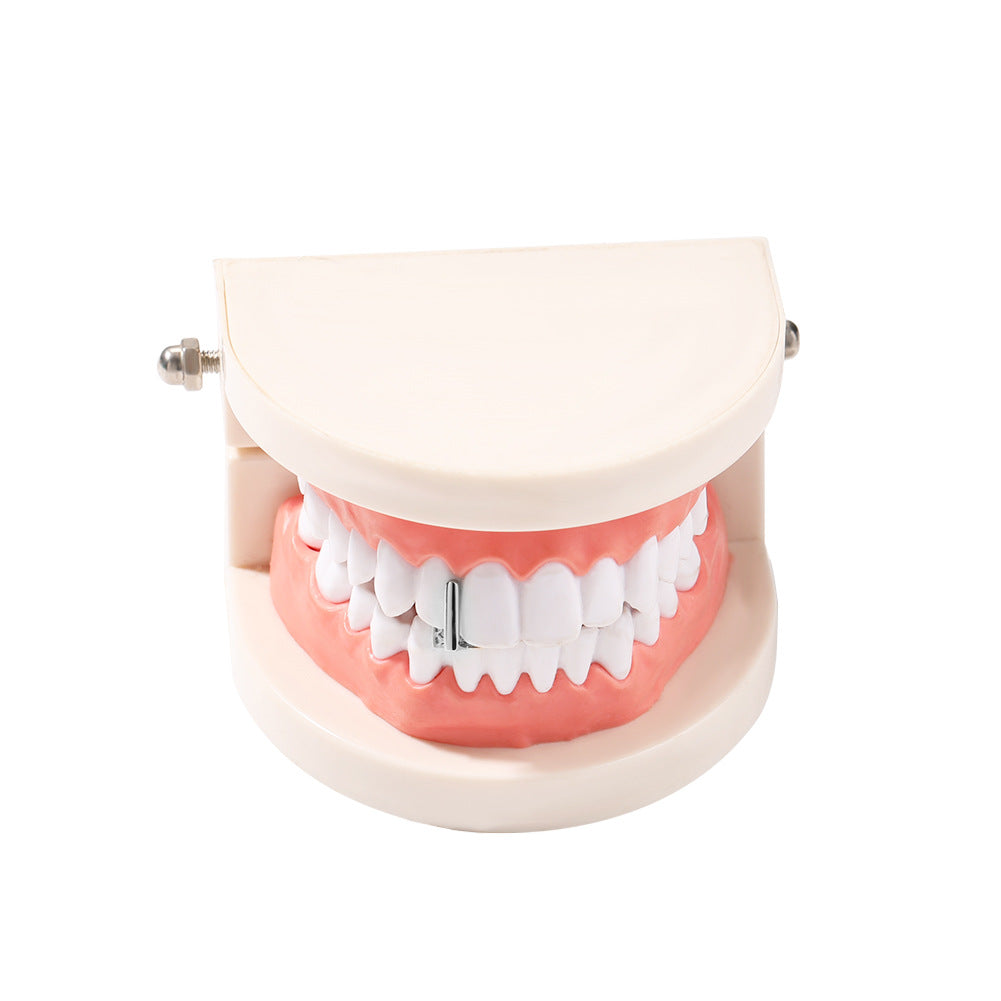 Single Hip-Hop Gold Brace Inlaid Diamond