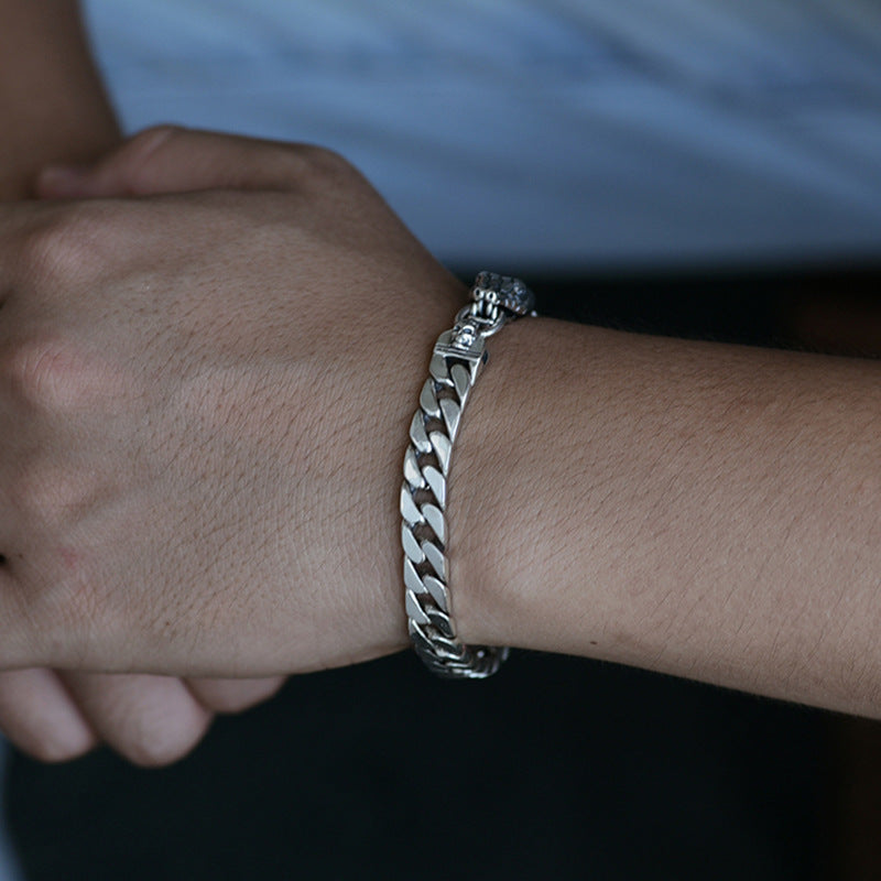 Retro Snake Cuban Bracelet