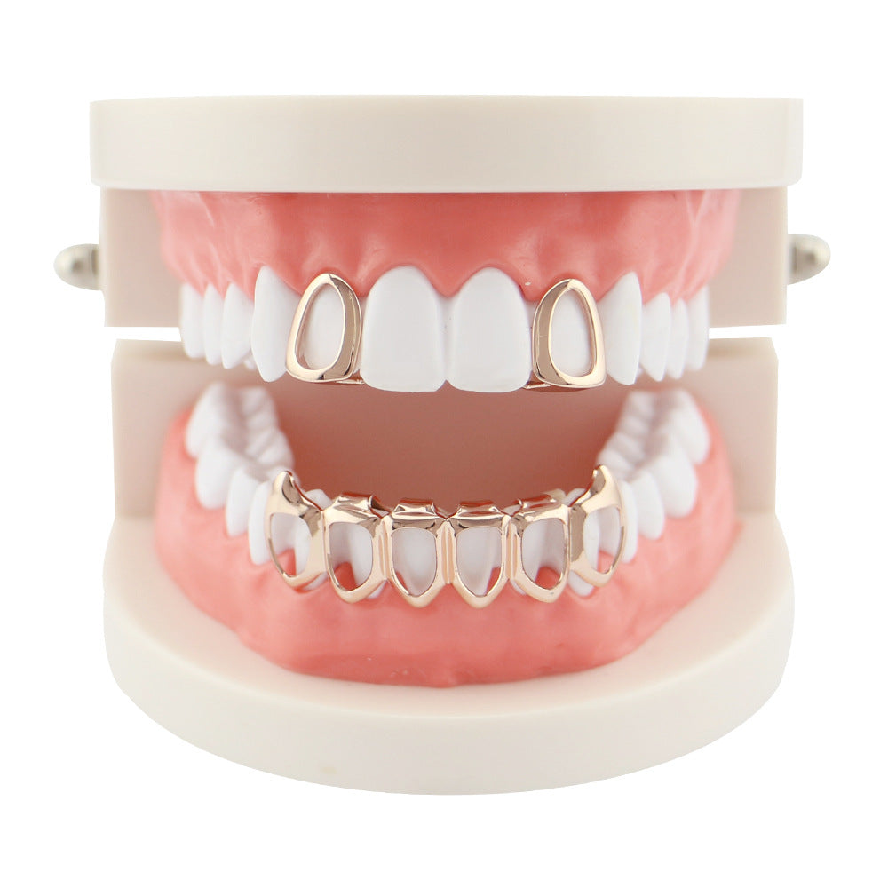Gold-Plated Vampire Fang Hip Hop Braces