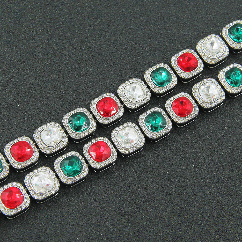 20in Color Diamond Rock Sugar Diamond Chain