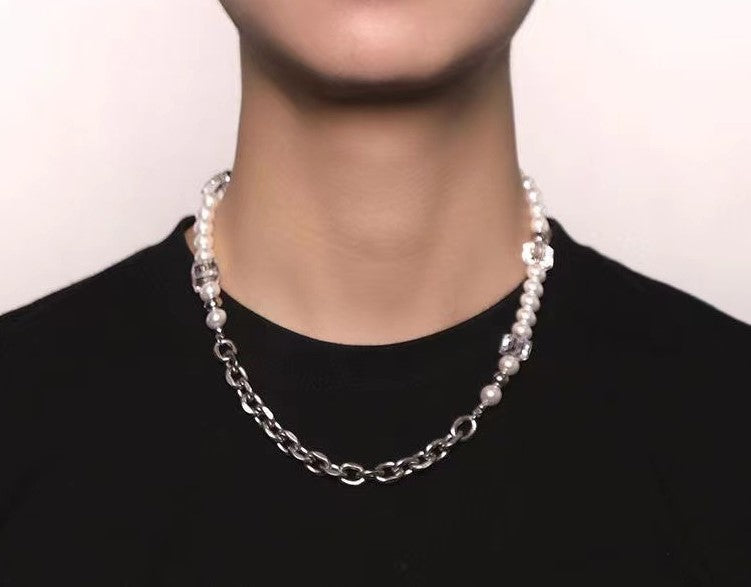 Crystal Pearl Chain