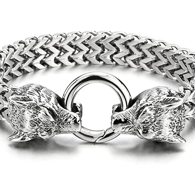 Fenrir Mesh Chain Cuban Bracelet