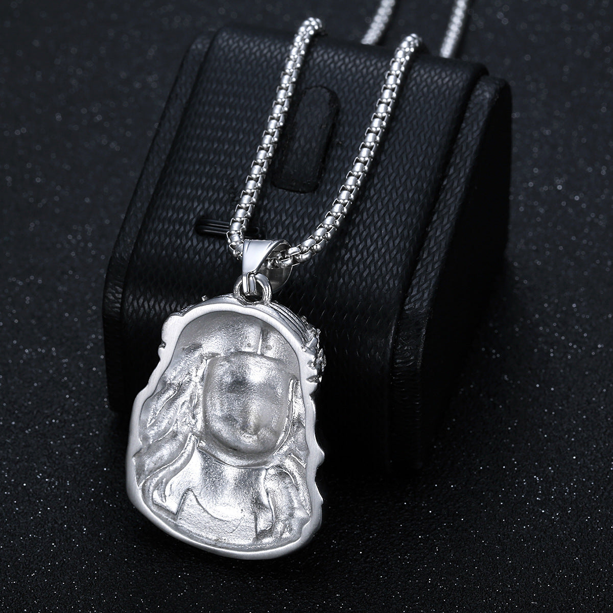 Holy Father Jesus Pendant Necklace