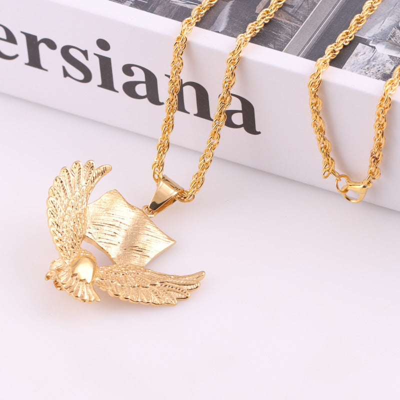 American Eagle Animal Pendant Necklace