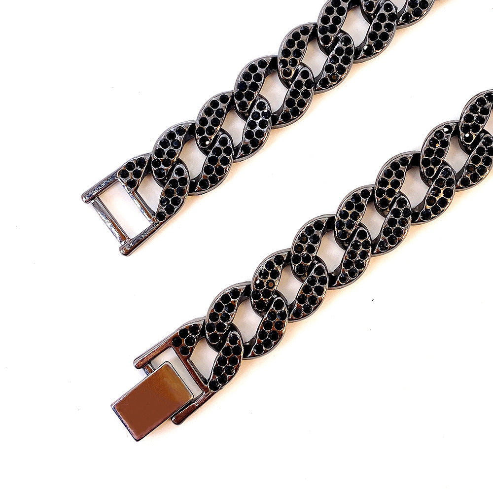 Black Full Drill Cuban Chain