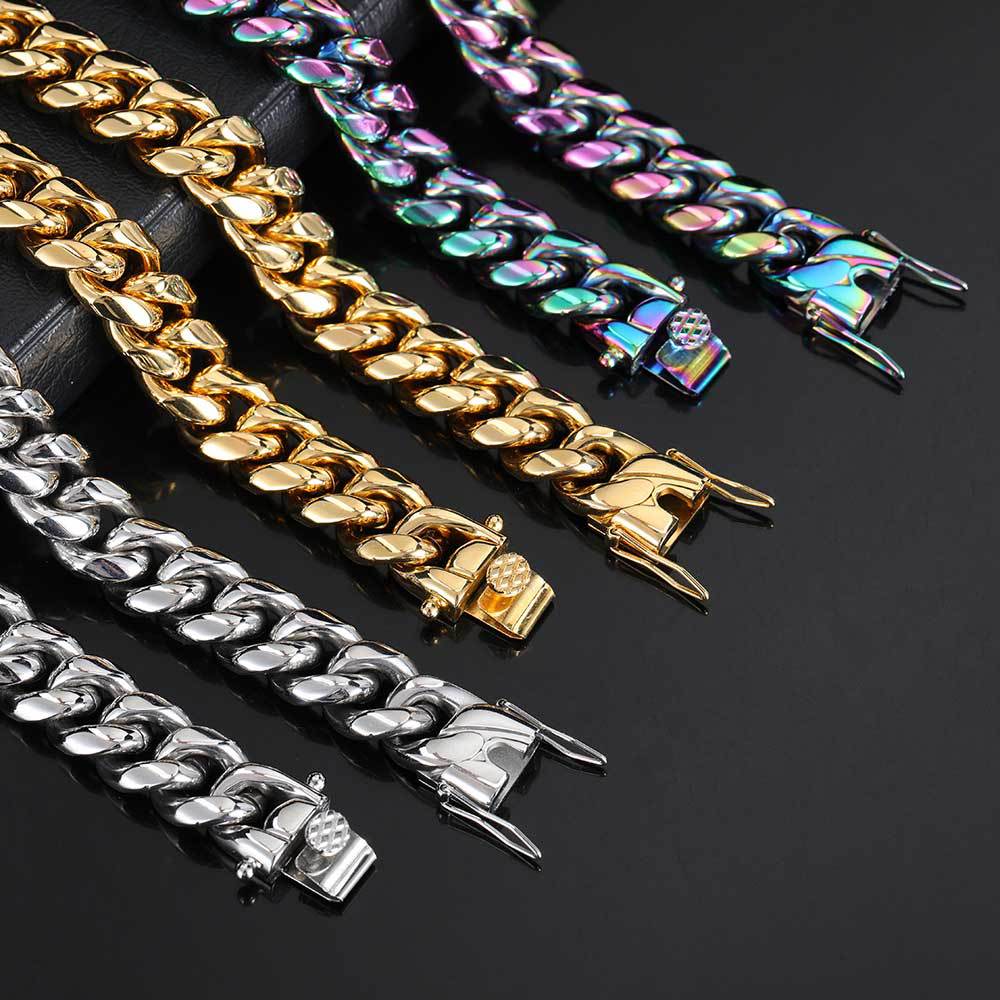8mm Faucet Buckle Cuban Bracelet