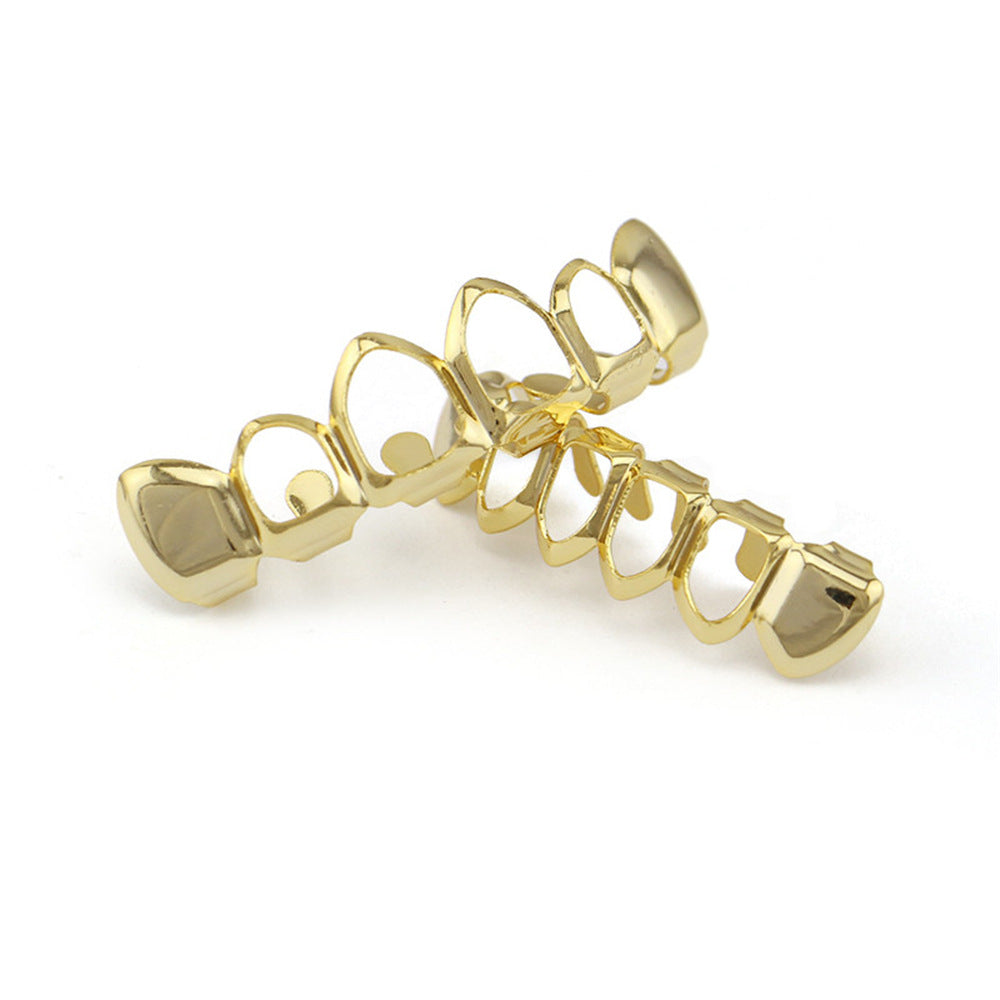 Hip Hop Smooth Gold Teeth Braces
