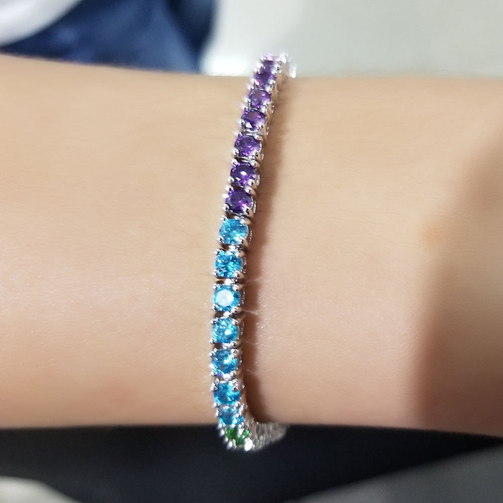 8in Color Vermiculite Tennis Bracelet