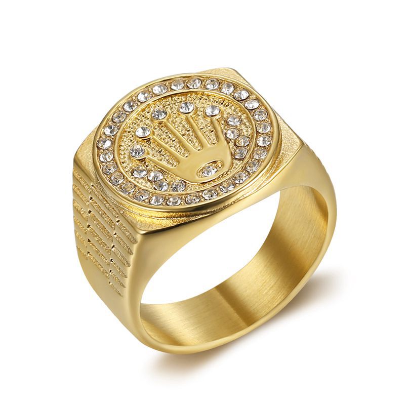 Hamsa Triple Bead Diamond Designed Ring