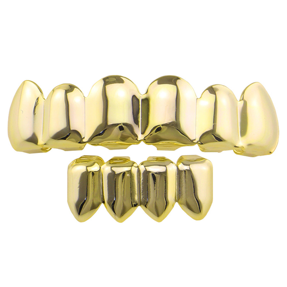 Hip Hop Smooth Gold Teeth Braces