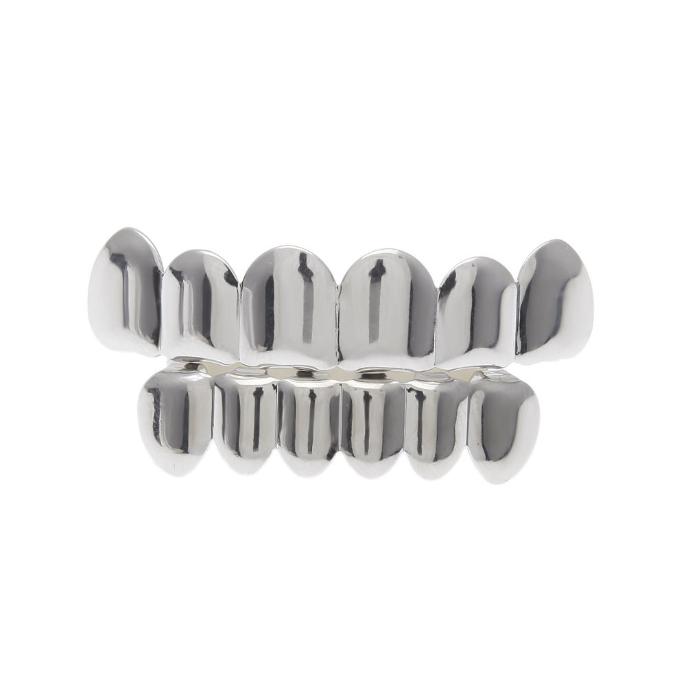 Glip-plated Gold Teeth Braces
