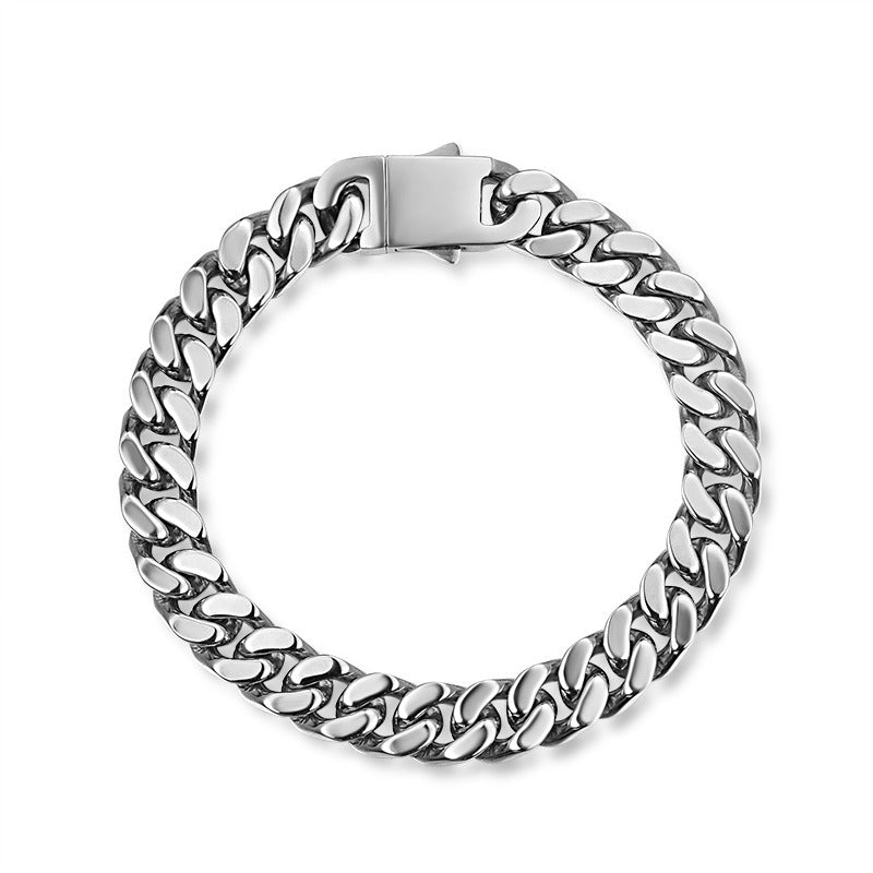 Titanium Steel Personality Cuban Bracelet