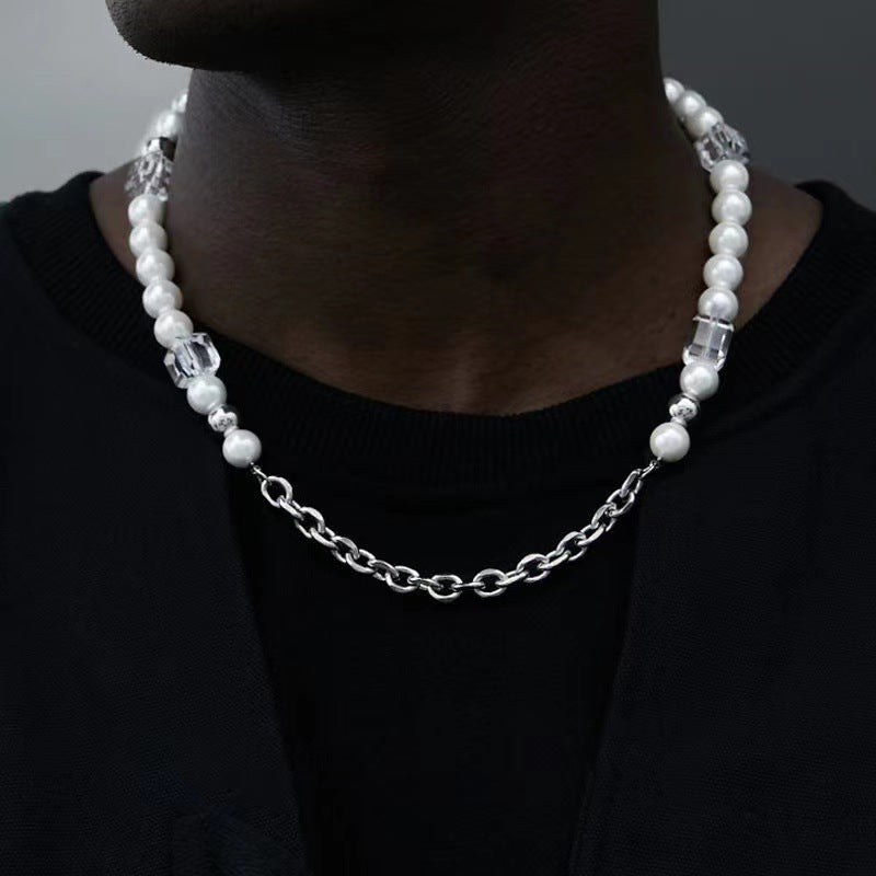 Crystal Pearl Chain