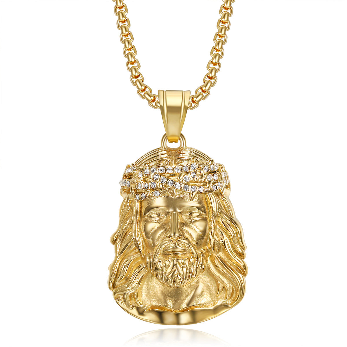 Holy Father Jesus Pendant Necklace