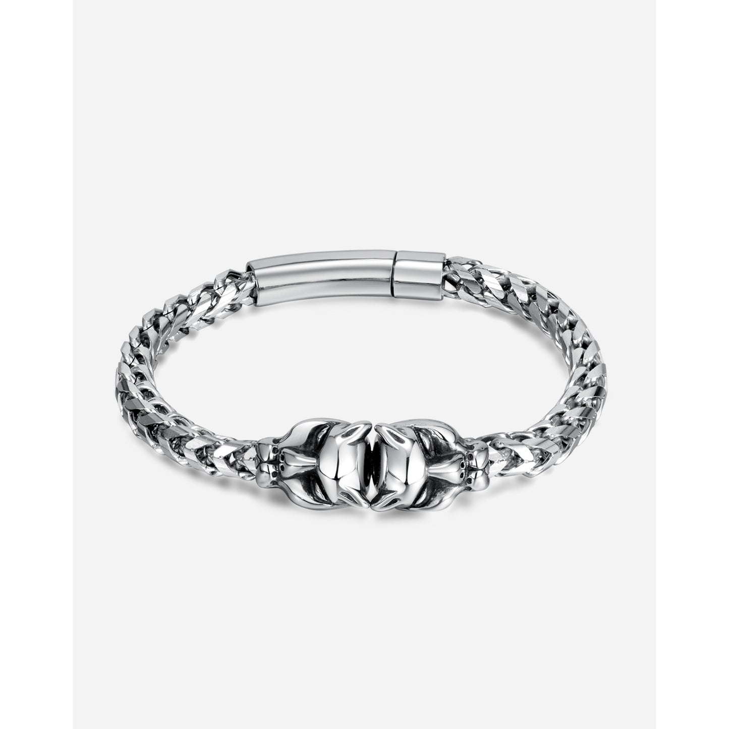 Double Tiger Head Cuban Bracelet