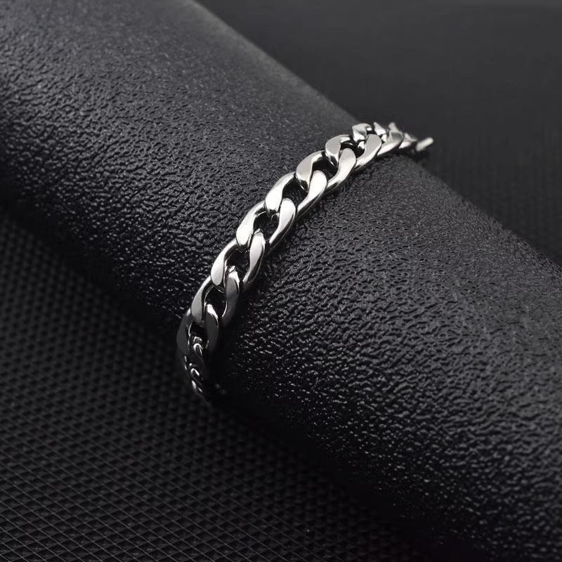 Titanium Steel Personality Cuban Bracelet
