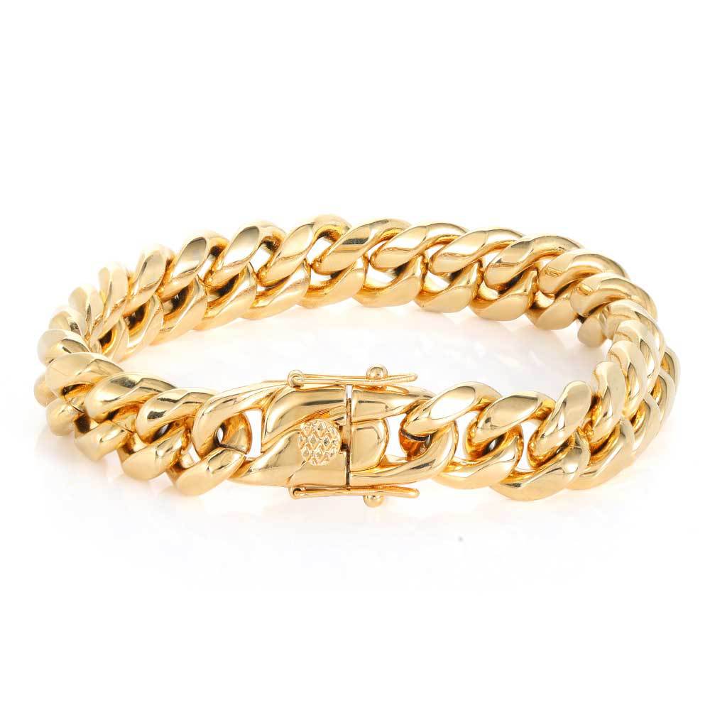 8mm Faucet Buckle Cuban Bracelet