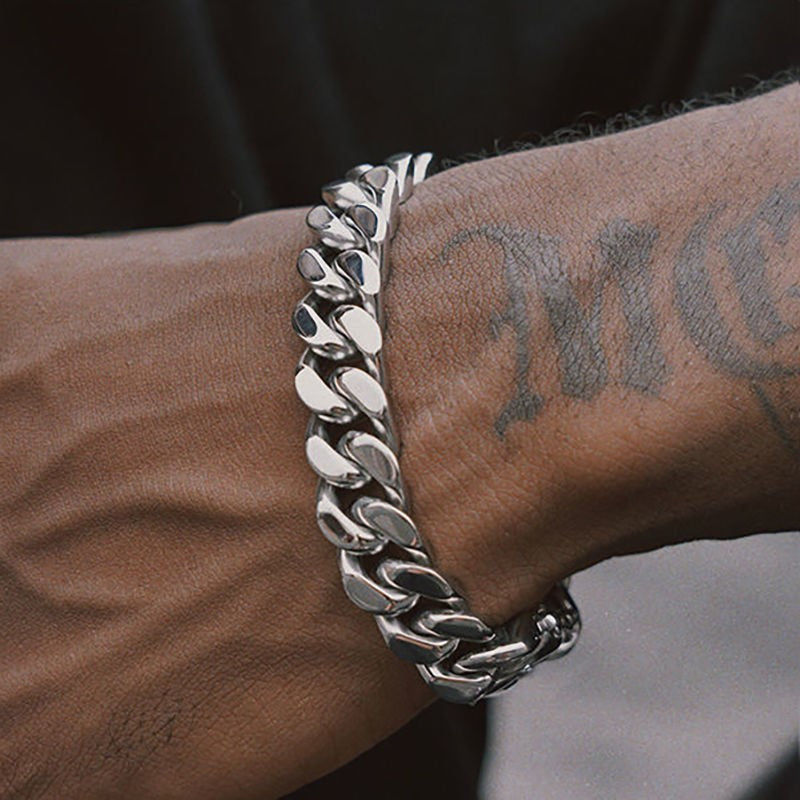Titanium Steel Personality Cuban Bracelet
